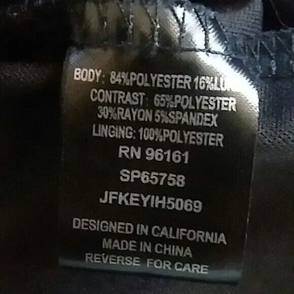 Bebop dress women's size medium black gold - Picture 5 of 6